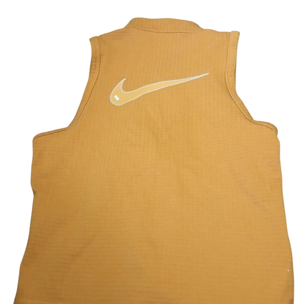 Nike Mustard Yellow Vest Style Shirt size M